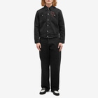 RASSVET Men's Lined Denim Jacket in Black