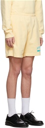 Harmony Yellow Cotton Shorts