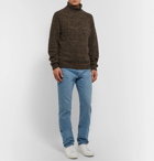 The Row - Asher Mélange Camel Hair-Blend Rollneck Sweater - Brown