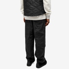 s.k manor hill Men's Nest Pant in Black Quilted Nylon