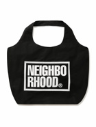 Neighborhood - ID Large Logo-Print Cotton-Twill Tote Bag