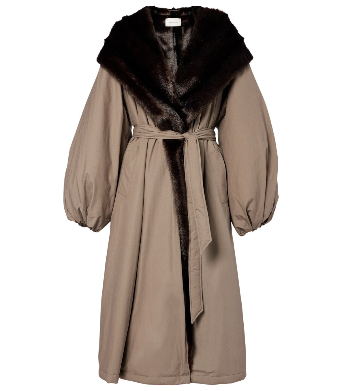 Magda Butrym Shearling-lined leather coat Magda Butrym