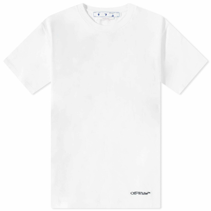 Photo: Off-White Men's Scribble Diag Slim T-Shirt in White