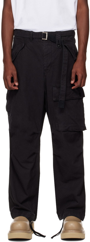 Photo: sacai Black Military Cargo Pants
