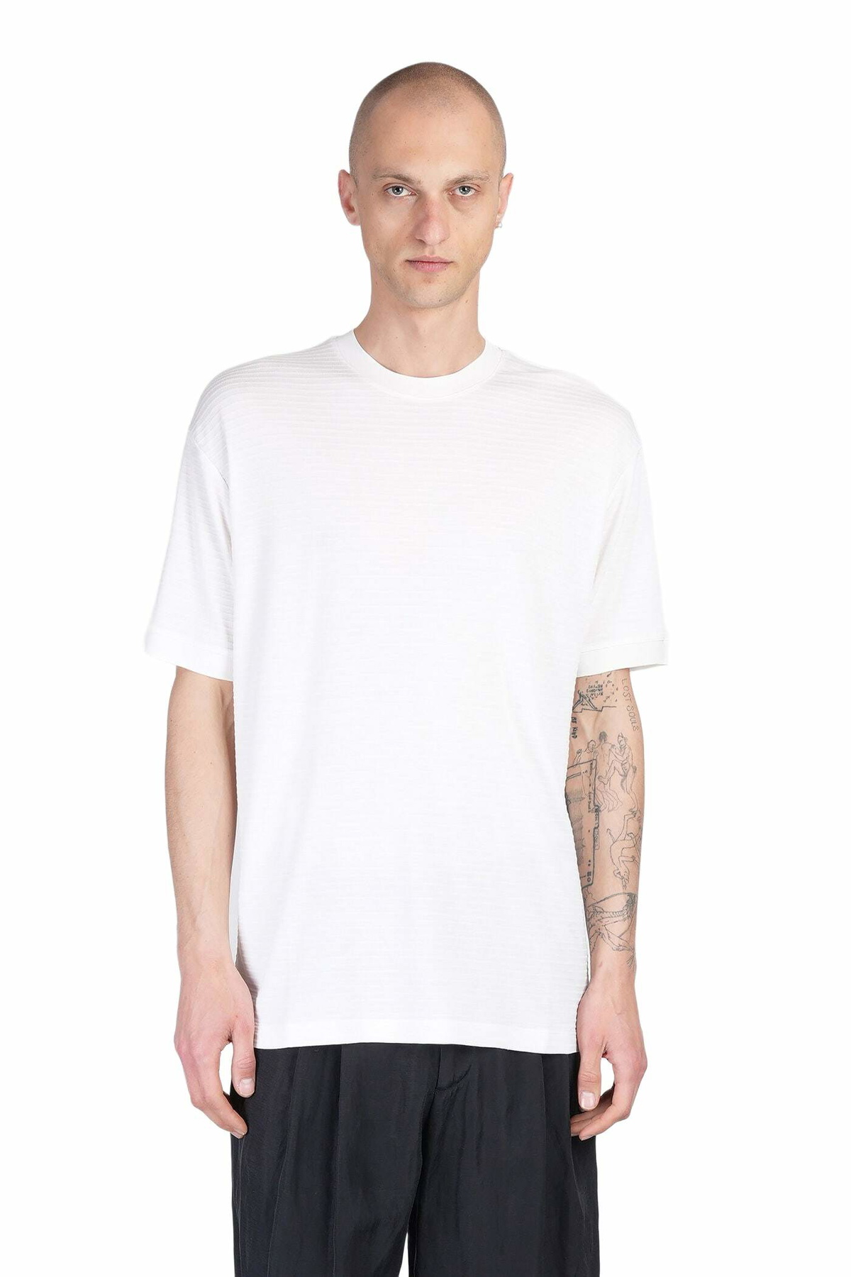 Giorgio Armani - Slim-Fit Logo-Embroidered Stretch-Jersey T