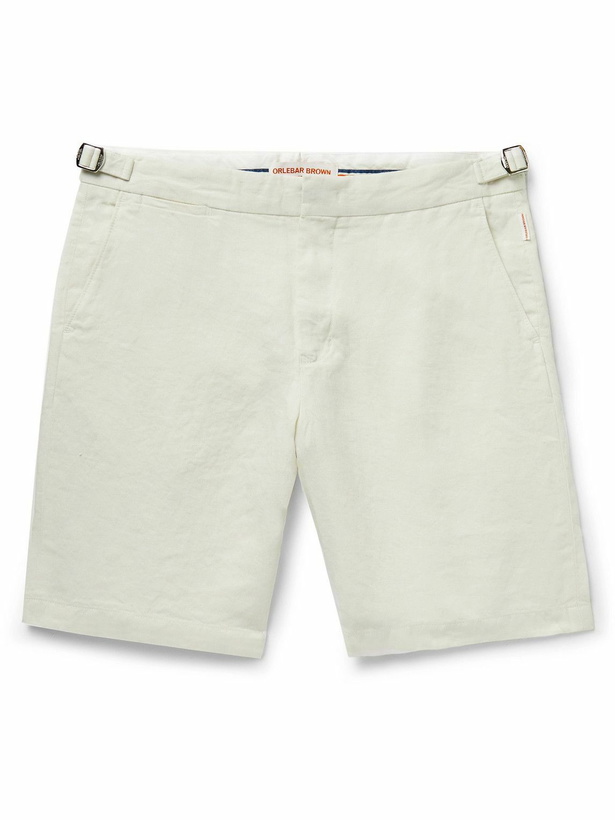 Photo: Orlebar Brown - Norwich Slim-Fit Linen Shorts - Neutrals