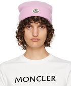 Moncler Genius 7 Moncler FRGMT Hiroshi Fujiwara Pink Beanie