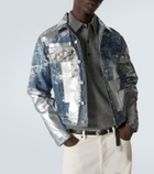 Acne Studios Printed denim jacket