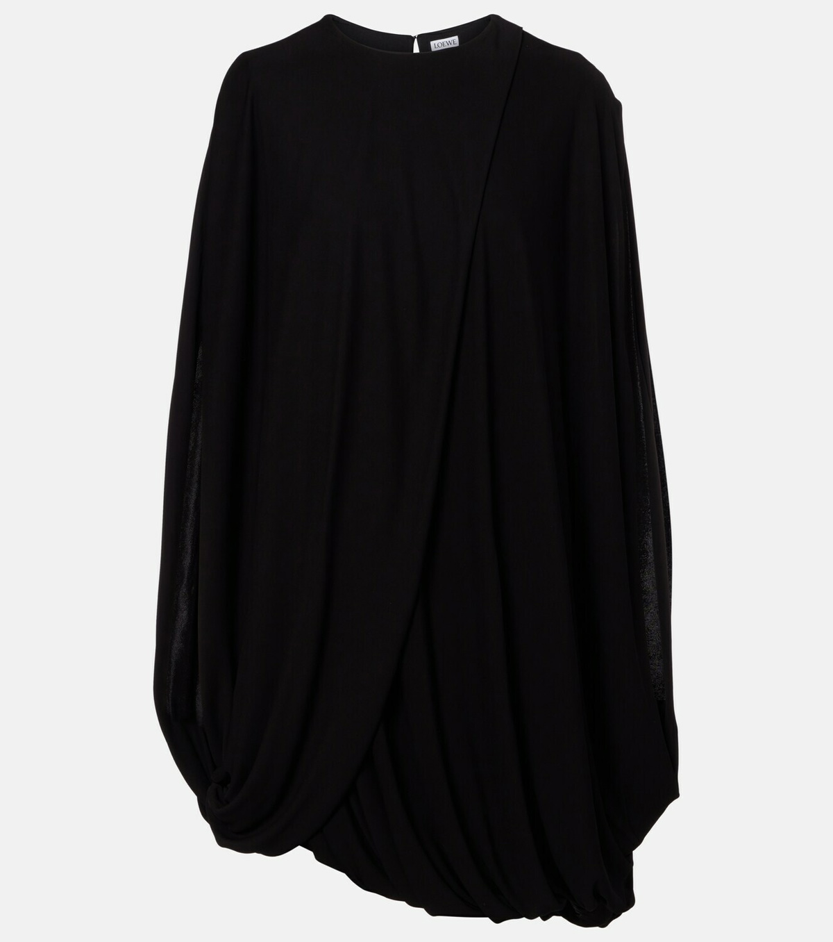 Loewe Asymmetric draped minidress