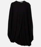 Loewe Asymmetric draped minidress