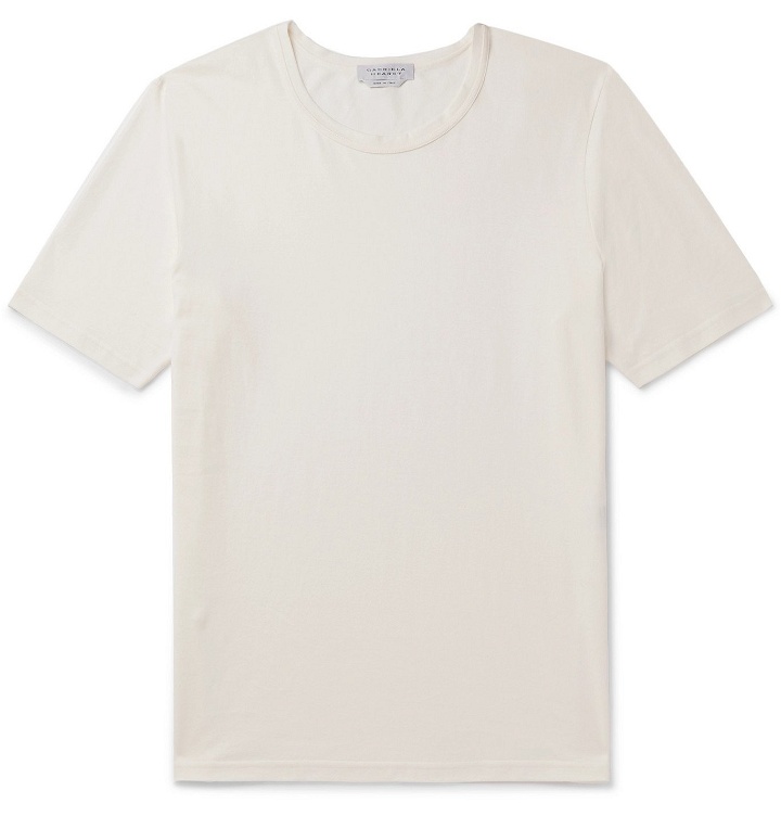 Photo: Gabriela Hearst - Bandeira Organic Cotton-Jersey T-Shirt - Neutrals