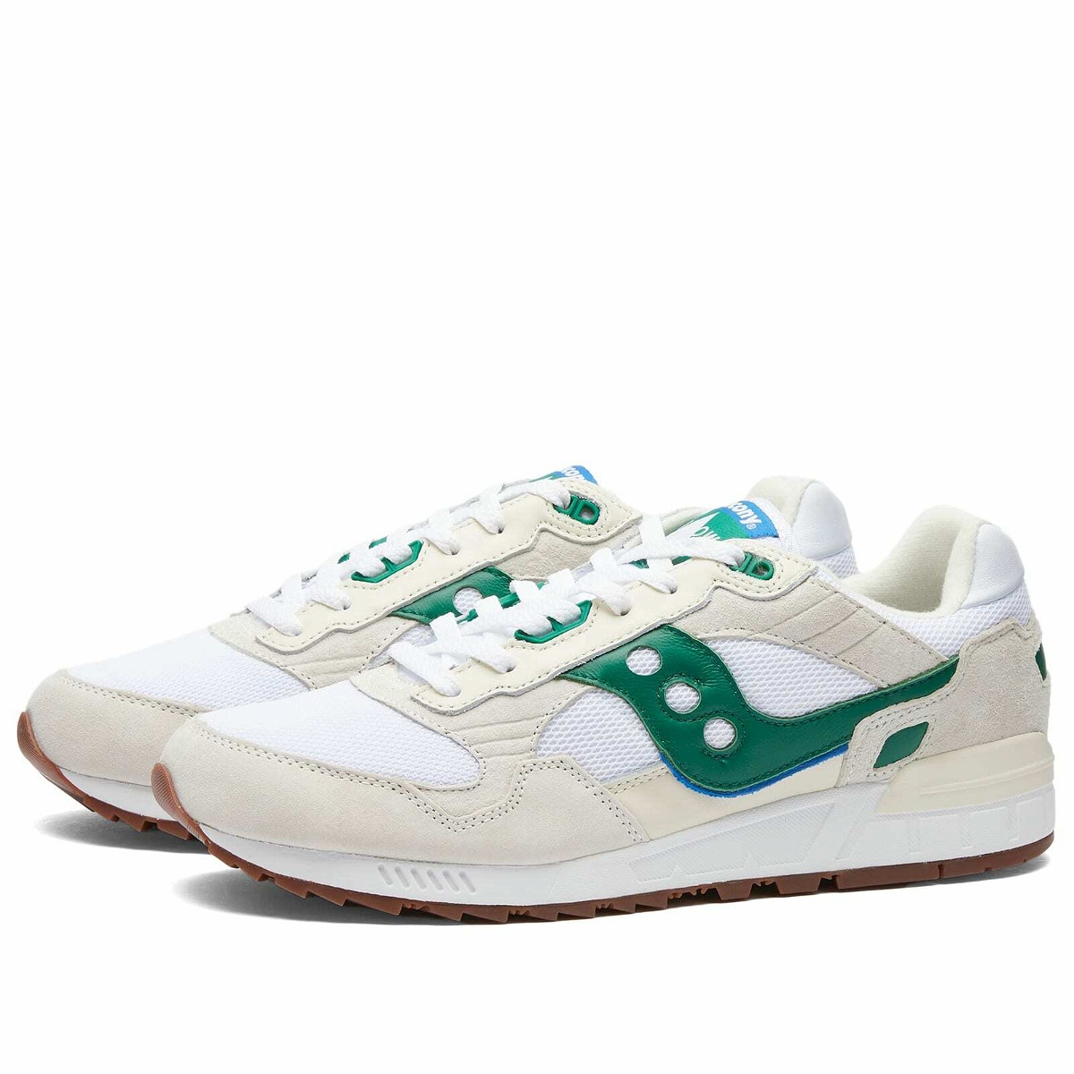 Photo: Saucony Men's Shadow 5000 Sneakers in White/Green