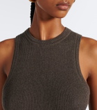 Lisa Yang Amya cotton and cashmere tank top
