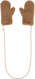 Max Mara Beige Ombrat2 Mitts