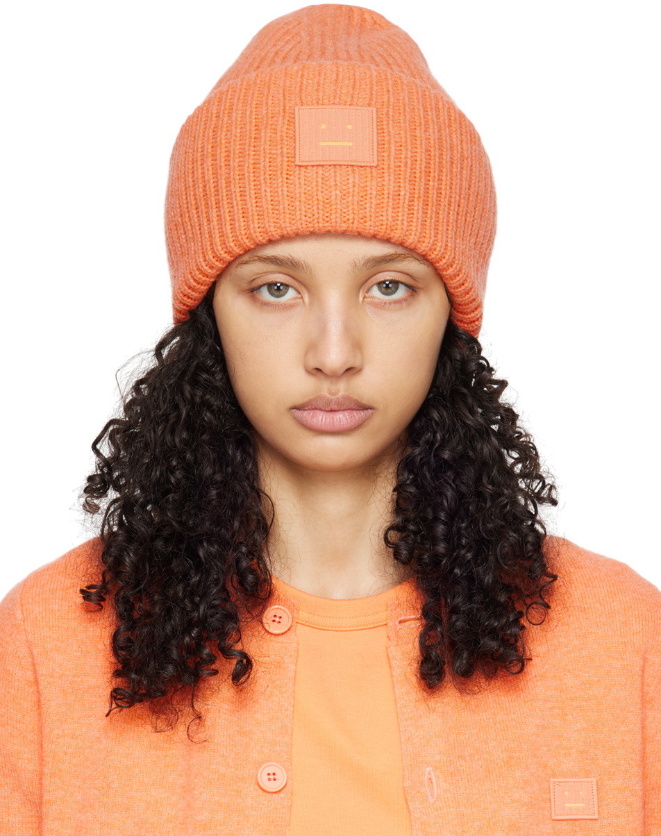 Light orange acne studio beanie buy