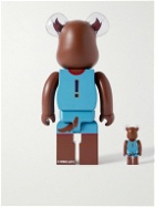 BE@RBRICK - Space Jam Tasmanian Devil 100% 400% Printed PVC Figurine Set