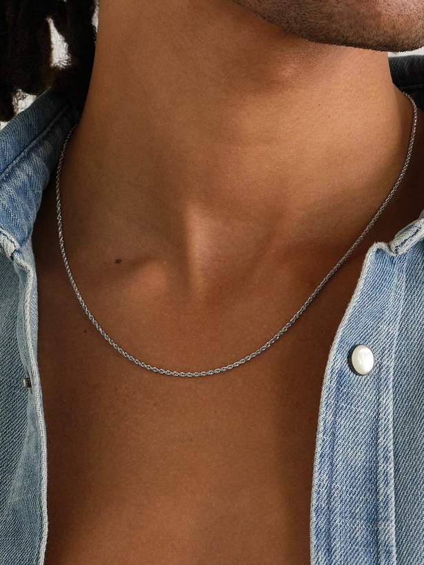 Photo: Alex Moss New York - 20-Inch 14-Karat White Gold Rope Chain Necklace