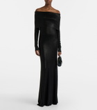 Balenciaga Off-shoulder maxi dress