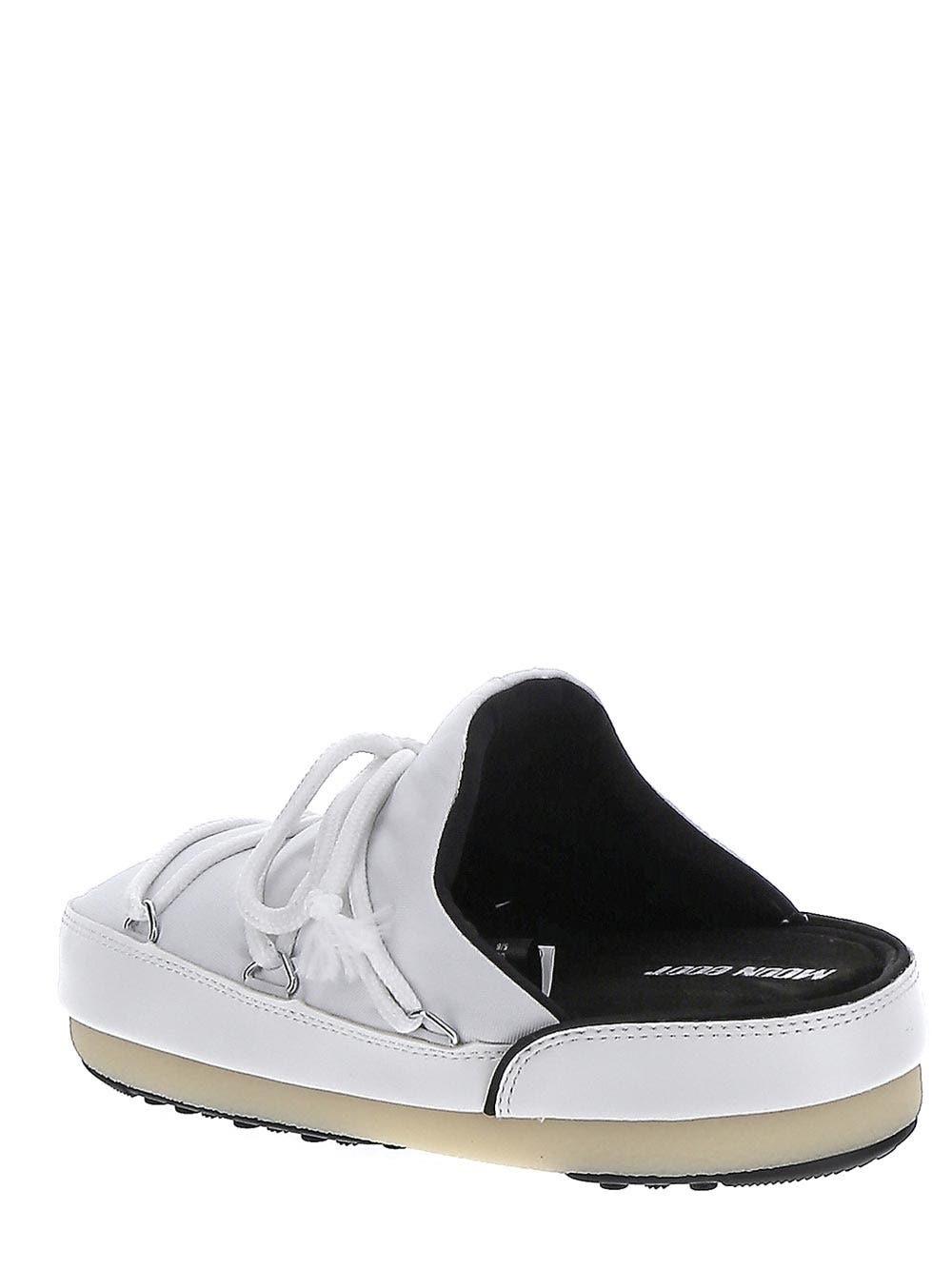 Moon Boot White Icon Mule In Nylon