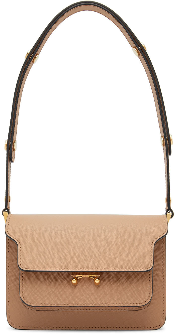 【MARNI】MINI TRUNK SHOULDER BAG Marni Mini Trunk Shoulder Bag | Black | FARFETCH