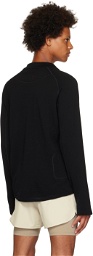 District Vision Black Half Zip Sweater