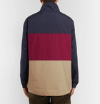 Monitaly - Colour-Block Cotton Jacket - Men - Navy