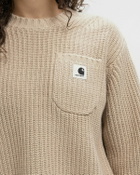 Carhartt WIP Mira Sweater Beige Womens Pullover
