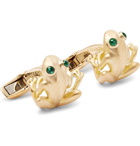 Deakin & Francis - 18-Karat Gold Emerald Cufflinks - Gold