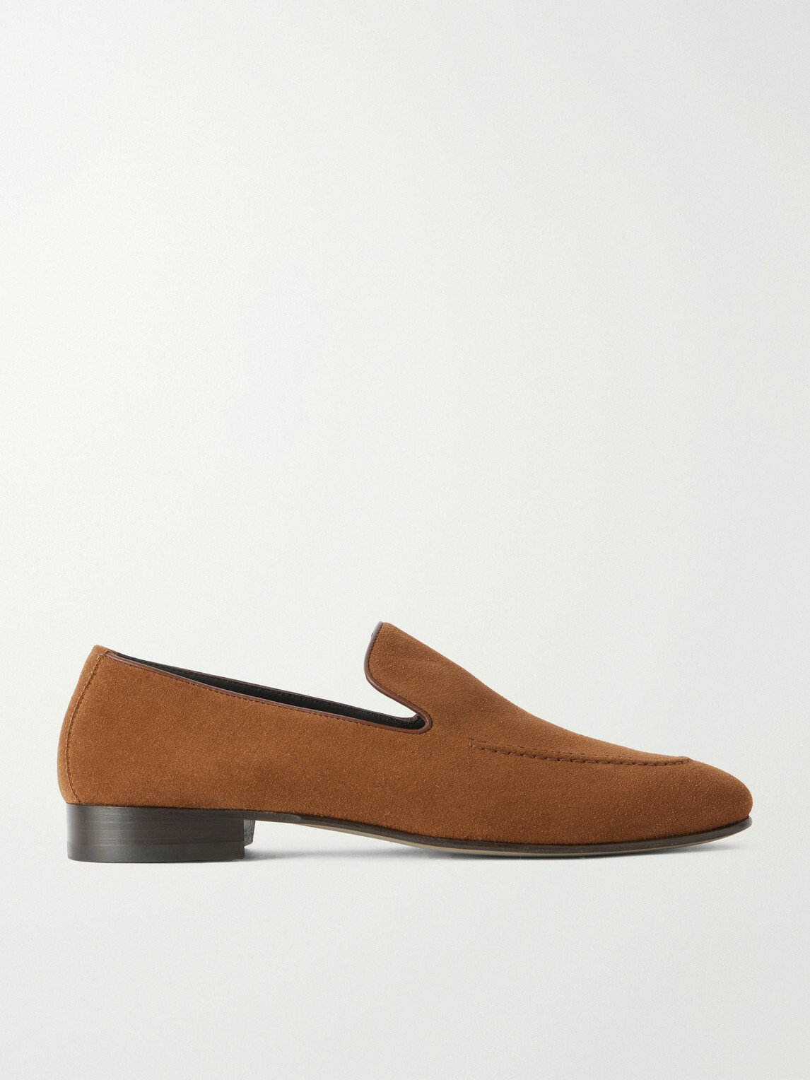 Manolo Blahnik - Truro Suede Loafers - Brown