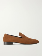 Manolo Blahnik - Truro Suede Loafers - Brown