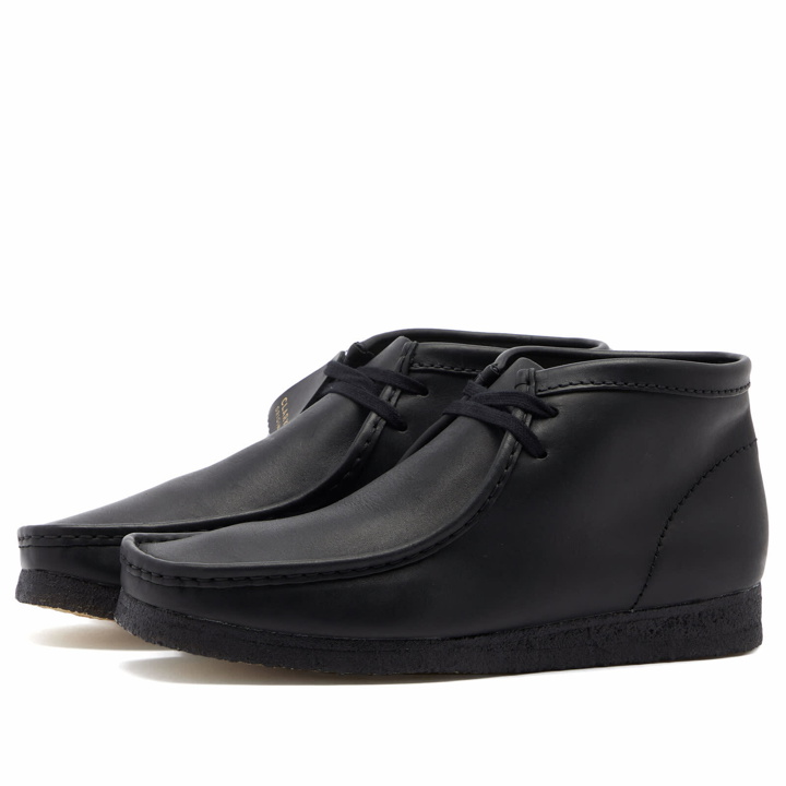 Photo: Clarks Originals Men's Wallabee Boot in Black Leather