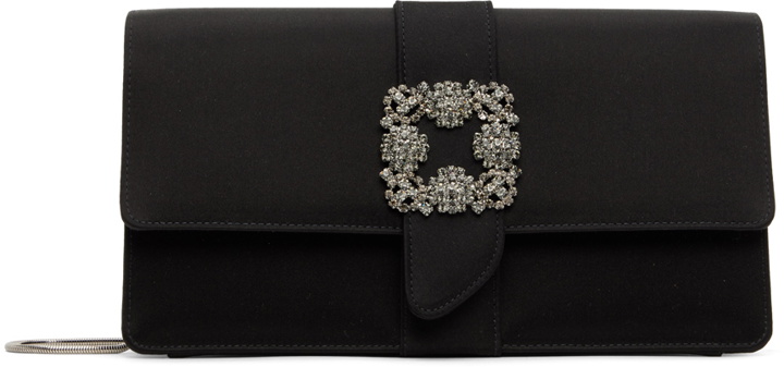 Photo: Manolo Blahnik Black Capri Clutch