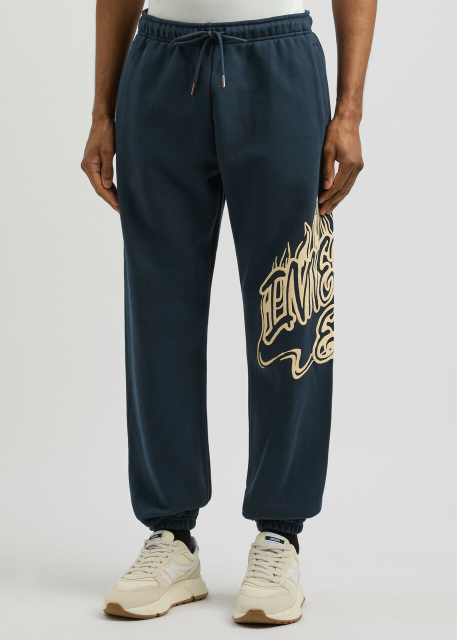 Honor The Gift Entertainment Printed Cotton Sweatpants Blue