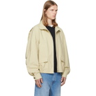 Calvin Klein Collection Beige Donald Bomber Jacket