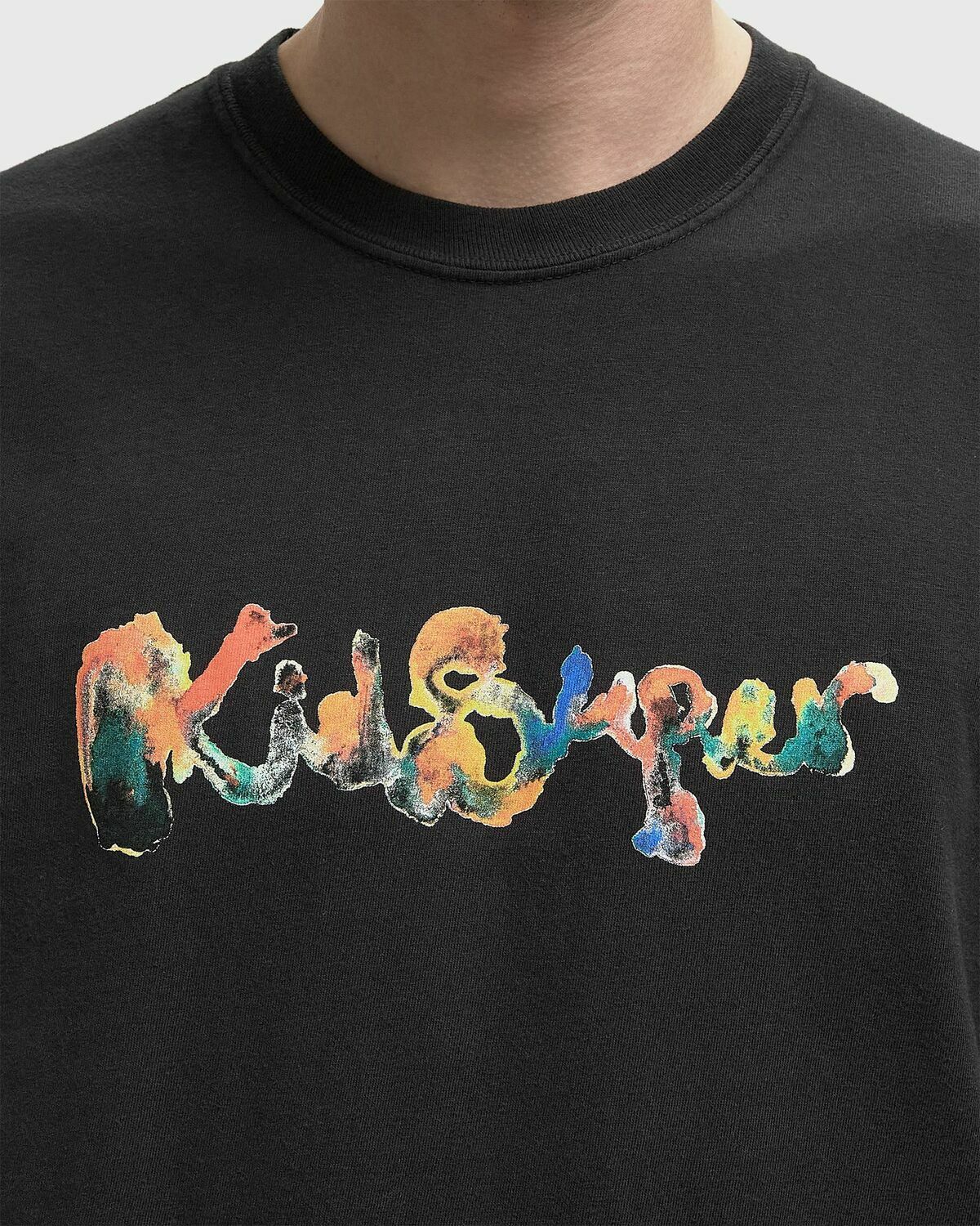 KidSuper Studios Watercolor tee Black Mens Shortsleefe
