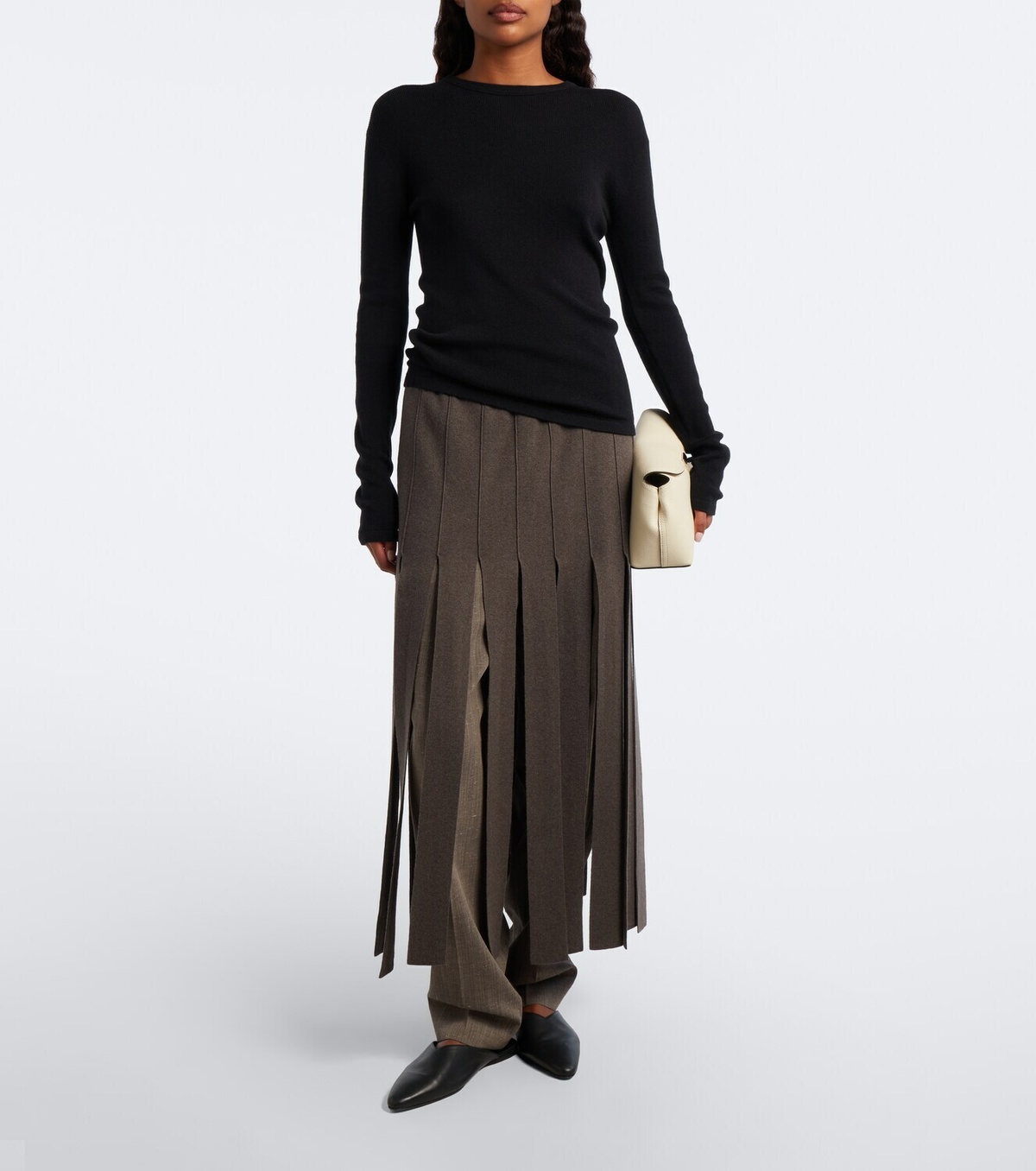 Lisa Yang Vivian cotton and cashmere top