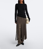 Lisa Yang Vivian cotton and cashmere top