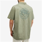 Napapijri Men's Outdoor Utility Shirt in Green Lichen