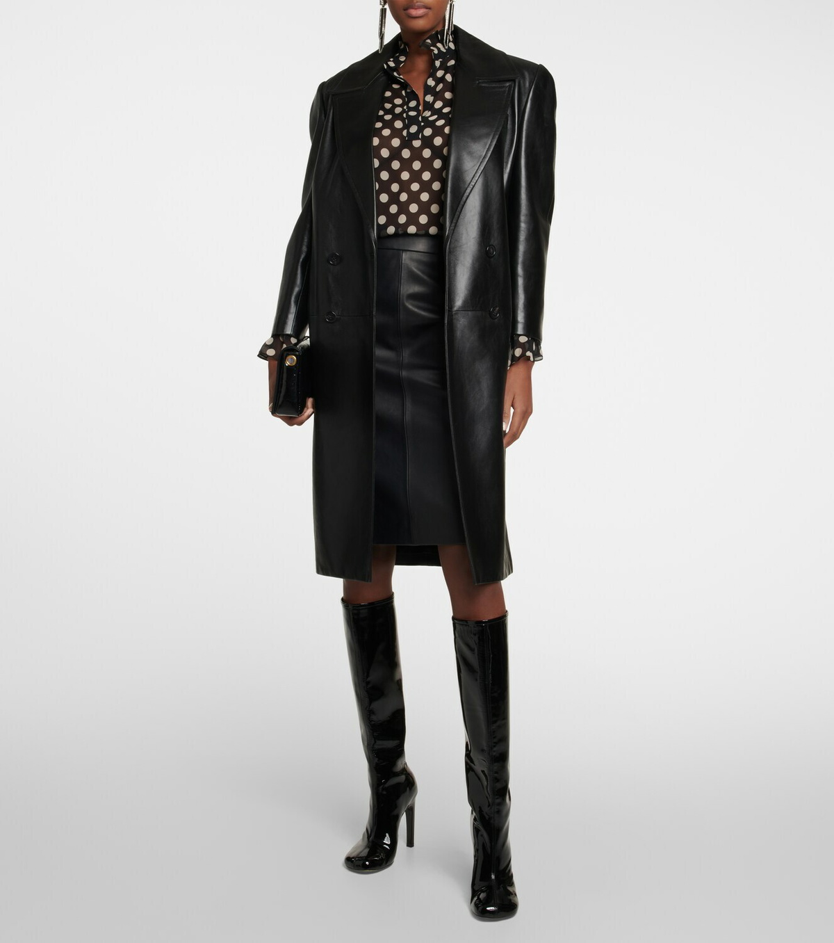 Nili Lotan - Lianna leather skirt