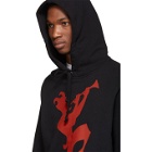 Gucci Black and Red Chateau Marmont Hoodie