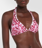 Dolce&Gabbana Majolica triangle bikini