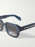 Cutler and Gross - The Great Frog Square-Frame Acetate and Silver-Tone Sunglasses