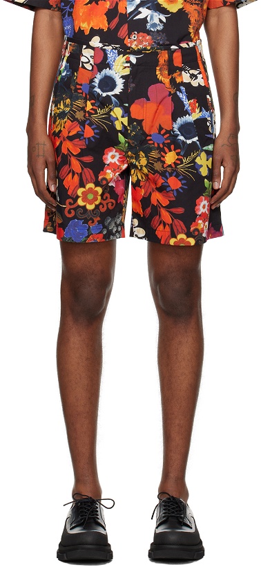 Photo: Moschino Multicolored Floral Shorts