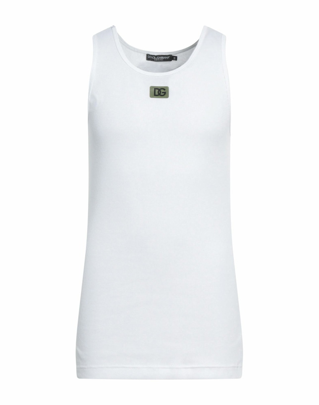 Photo: Dolce & gabbana Mens Tank top in White