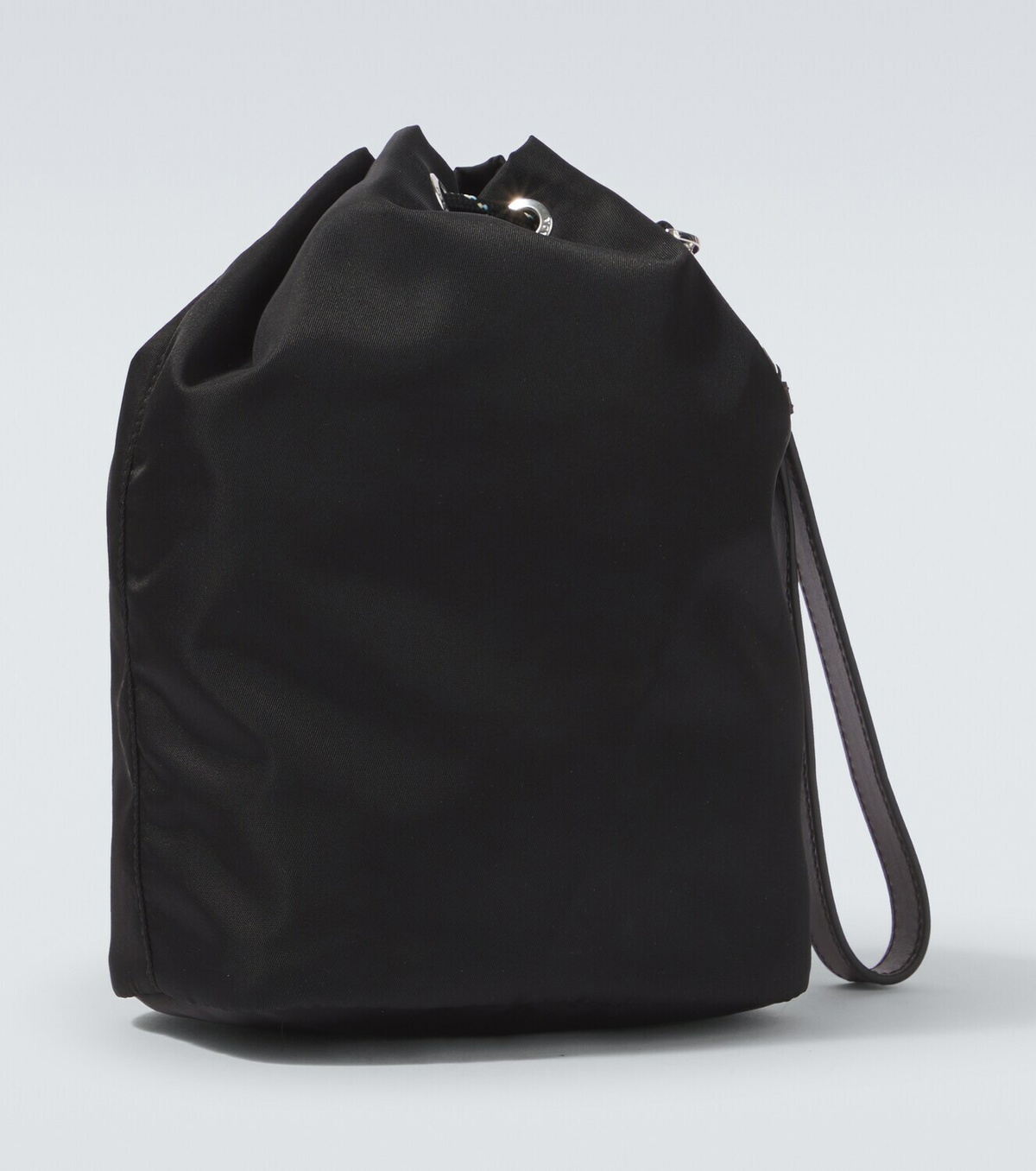 Prada Prada Speedrock Re-Nylon leather-trimmed pouch