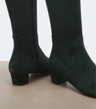 Aeyde Yana suede knee-high boots