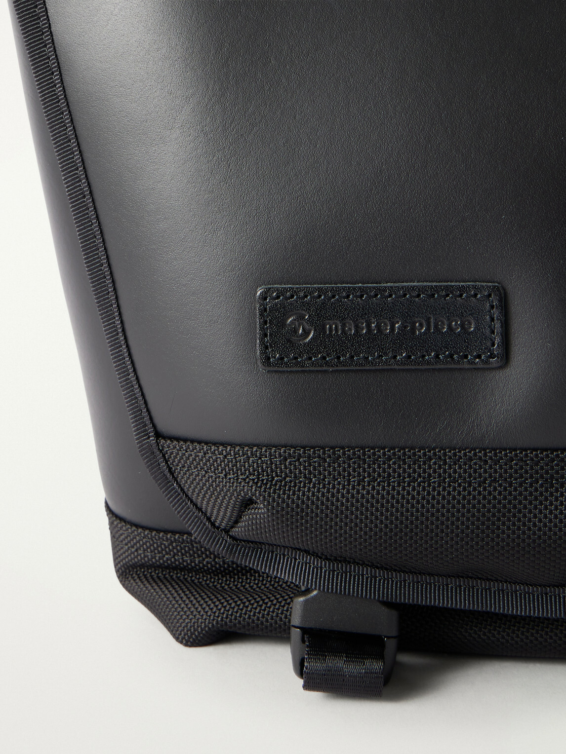 Master-Piece - Leather-Trimmed CORDURA® Canvas Messenger Bag