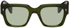 JACQUES MARIE MAGE Green Limited Edition Enzo Sunglasses