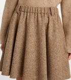 Brunello Cucinelli Monili wool-blend miniskirt