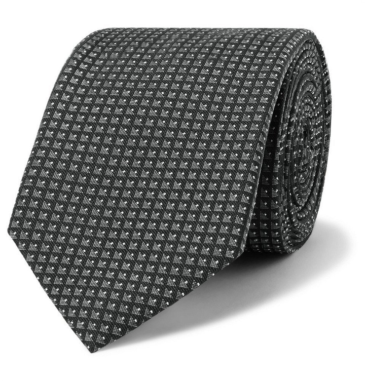 Photo: Dolce & Gabbana - 6cm Silk-Jacquard Tie - Black